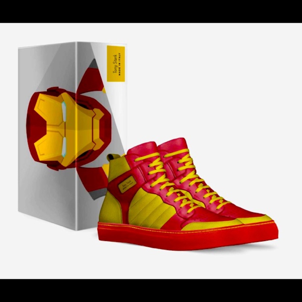 Iron man retro basketball shoes